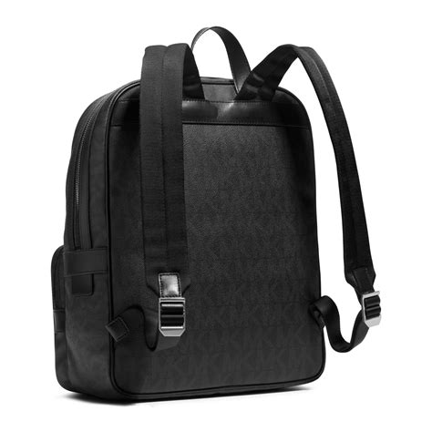 michael kors jet set men's signature pvc black backpack|Michael kors jet set backpack black + FREE SHIPPING.